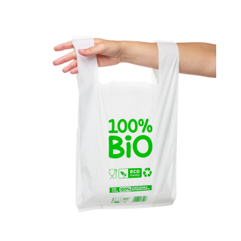 Reklamówka biodegradowalna kompostowalna eko 30x55cm 50szt/opak